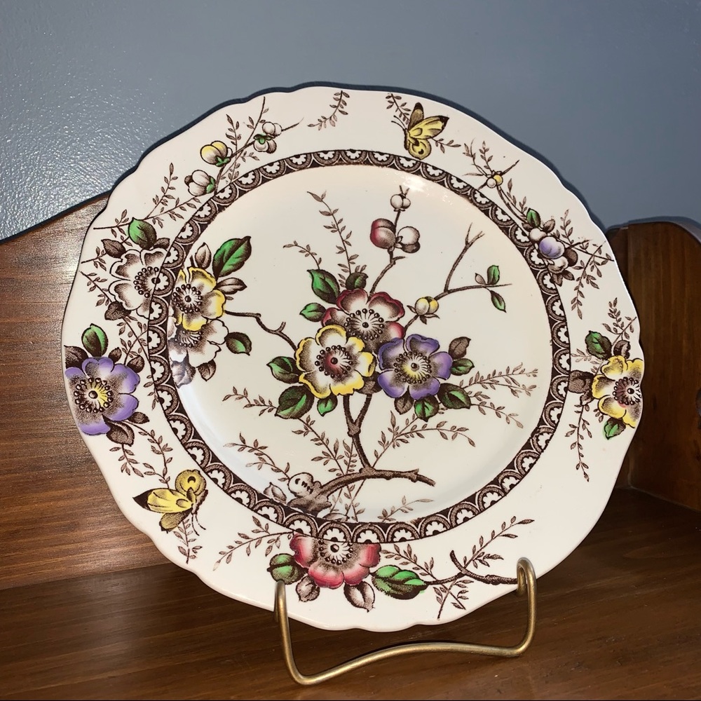 Antique Alfred Meakin "Medway” 10 inch Plate. Made in England during 1907-1914